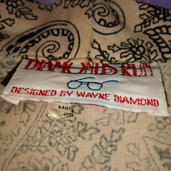 Paisley Print 1970’s Diamond Run Blazer - Picture 7 of 8